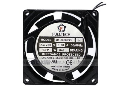 Picture of FULLTECH UF-083823BL Server-Square Fan UF-083823BL, Alloy Framed