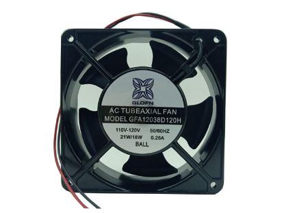 Picture of GLOFN GFA12038D120H Server-Square Fan GFA12038D120H, Alloy Framed