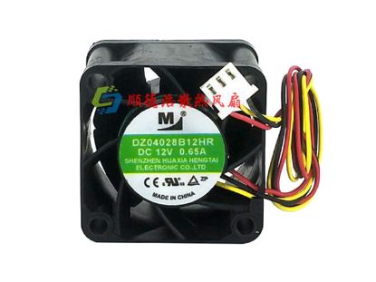 Picture of M / Huaxia Hengtai DZ04028B12HR Server-Square Fan DZ04028B12HR