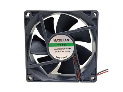 Picture of MATEFAN MA8025B12U-PWM Server-Square Fan MA8025B12U-PWM