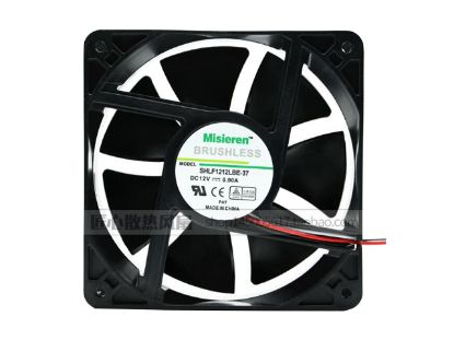 Picture of MISIEREN SHLF1212LBE-37 Server-Square Fan SHLF1212LBE-37