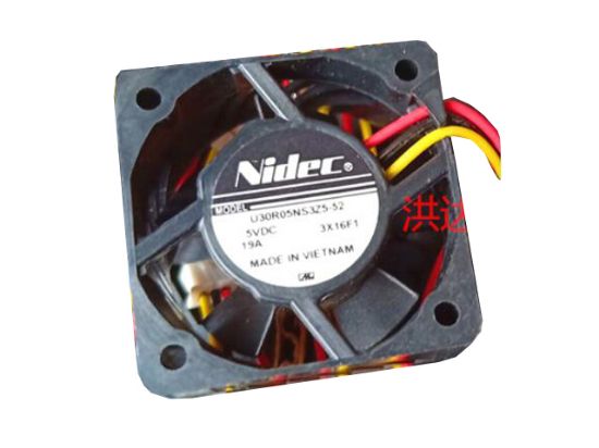 Picture of Nidec U30R05NS3Z5-52 Server-Square Fan U30R05NS3Z5-52, 3X16F1