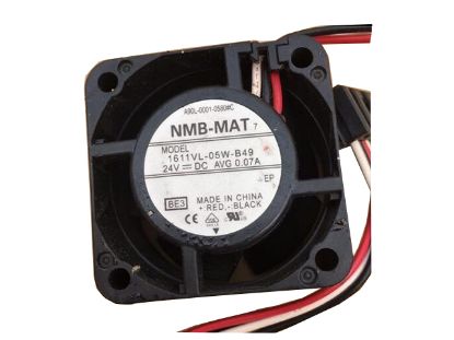Picture of NMB-MAT / Minebea 1611VL-05W-B49 Server-Square Fan 1611VL-05W-B49, BE3