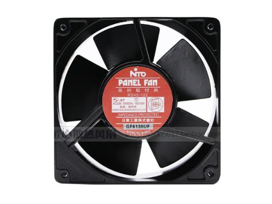 Picture of NTO / IKURA SEIKI RD45-122 Server-Square Fan RD45-122, Alloy Framed
