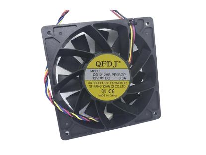 Picture of QIFENG / Qi Gang QD1212HB-PE9BGP Server-Square Fan QD1212HB-PE9BGP