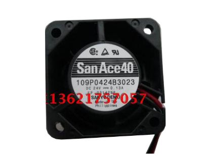 Picture of Sanyo Denki 109P0424B3023 Server-Square Fan 109P0424B3023