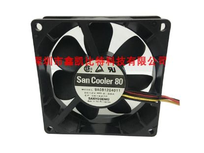 Picture of Sanyo Denki 9A0812G4011 Server-Square Fan 9A0812G4011