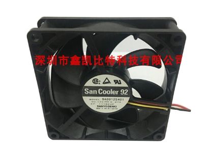Picture of Sanyo Denki 9A0912S401 Server-Square Fan 9A0912S401