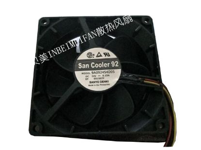 Picture of Sanyo Denki 9A0924S4D05 Server-Square Fan 9A0924S4D05