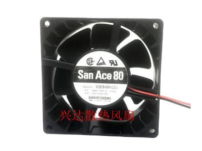 Picture of Sanyo Denki 9G0848H101 Server-Square Fan 9G0848H101