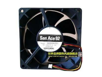 Picture of Sanyo Denki 9G0924H1D01 Server-Square Fan 9G0924H1D01