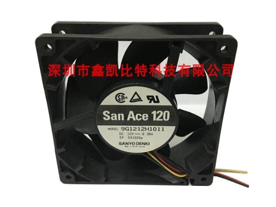 Picture of Sanyo Denki 9G1212H1011 Server-Square Fan 9G1212H1011