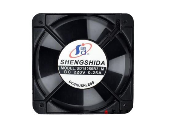 Picture of SHENGSHIDA SD15050B2LM Server-Square Fan SD15050B2LM, Alloy Framed