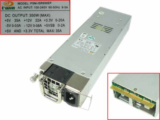 Picture of TWIN PSM-ISR950EP Server - Power Supply 350W, PSM-ISR950EP