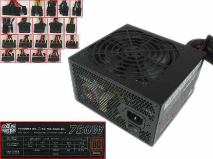 Picture of Cooler Master RS-750-ACAA-D3 Server - Power Supply 750W, RS-750-ACAA-D3, ATX