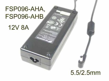 Picture of FSP Group Inc FSP096-AHA , FSP096-AHB, AC Adapter 5V-12V 12V 8A, 5.5/2.5mm, 3-Prong
