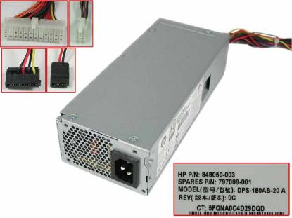 Picture of HP ProLiant DL380 G8 Server - Power Supply 180W, DPS-180AB-20 A, 848050-003, 797009-001