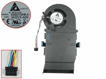 Picture of Delta Electronics KSB0705HB-A Cooling Fan  KSB0705HB-A, XH2YX-A00, A02