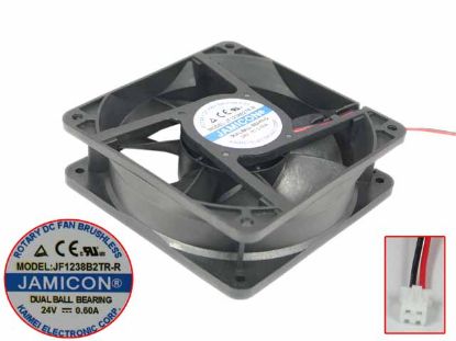 Picture of Jamicon JF1238B2TR-R Server-Square Fan JF1238B2TR-R