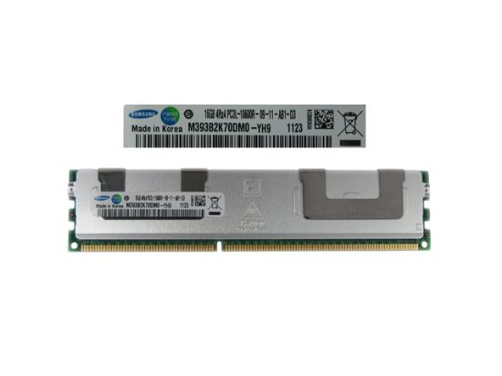 Picture of Samsung M393B2K70DM0-YH9 Server DDR3-1333 16GB, DDR3-1333, ECC, PC3L-10600R, M393B2K70DM0-YH