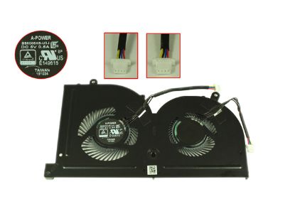 Picture of MSI  GS63VR Cooling Fan BS5005HS-U3J   DC 5V 0.5A w50x8x8,  Bare 2 Fan