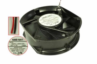 Picture of NMB-MAT / Minebea 5920VL-05W-B70 Server - Round Fan DR1, dia172x150x50mm, 2-wire, DC 24V 2.02A