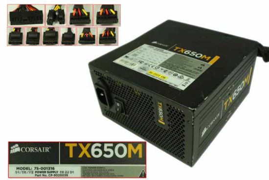 650W ATX PSU Server / Computer TX650M, 75-001316, CP-9020039 CORSAIR Server - Power PcHub.com - Laptop parts , Laptop spares , Server parts & Automation