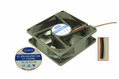 Picture of COLORFUL CF-12825MS Server - Square Fan 12V0.14A, sq80x80x25mm, 2W