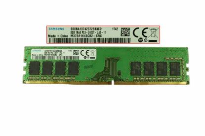 Picture of Samsung M378A1K43CB2-CRC Desktop DDR4-2400 8GB, DDR4-2400, PC4-19200, M378A1K43CB2-CRC