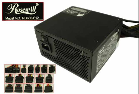 Picture of Rosewill RG630-S12 Server - Power Supply 630W, RG630-S12, New