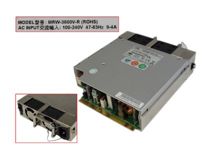 Picture of EMACS / Zippy MRW-3600V-R Server - Power Supply 600W, MRW-3600V-R (ROHS), B012860012