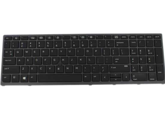 Picture of HP ZBook 15 G3 Keyboard SPS: 848311-001, PK131C31A00, US Keyboard