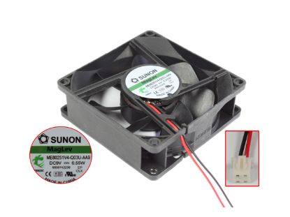 Picture of SUNON ME80251V4-Q03U-AA9 Server-Square Fan ME80251V4-Q03U-AA9
