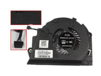 Picture of HP ZBook 15 G3 Cooling Fan  SPS-848251-001, 5V 0.5A Bare, W25x4x4xP