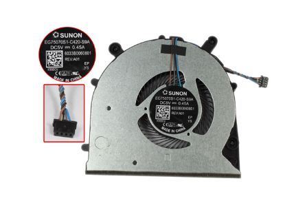 Picture of SUNON EG75070S1-C420-S9A Cooling Fan,  EG75070S1-C420-S9A, 6033B0060801