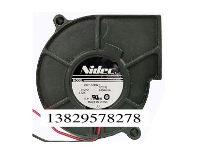 Picture of Nidec D07F-12SS21 Server-Blower Fan D07F-12SS21, 07(EX) 6308H H4