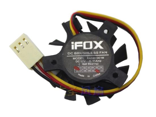 Picture of iFOX RAD4010C1M Server-Frameless / GPU Fan RAD4010C1M