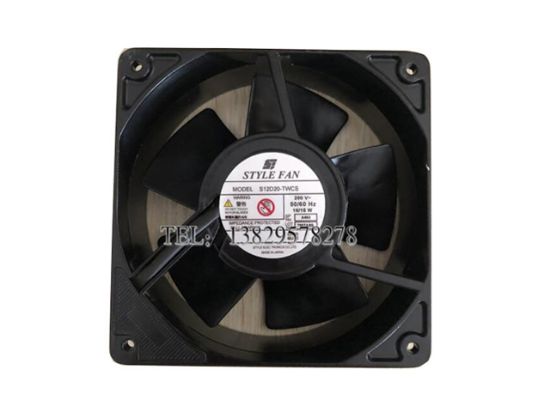 Picture of STYLE FAN S12D20-TWCS Server-Square Fan S12D20-TWCS
