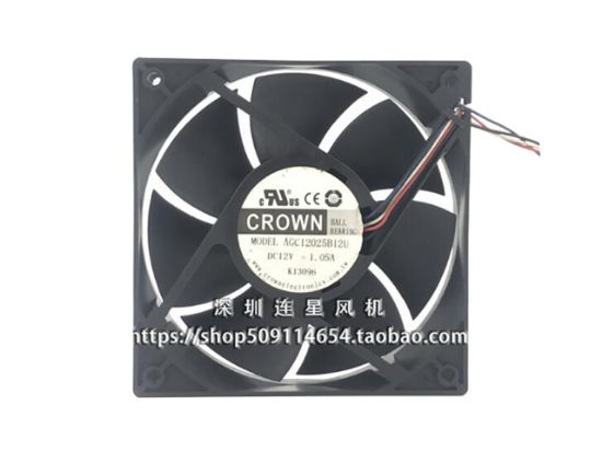 Picture of CROWN AGC12025B12U Server-Square Fan AGC12025B12U
