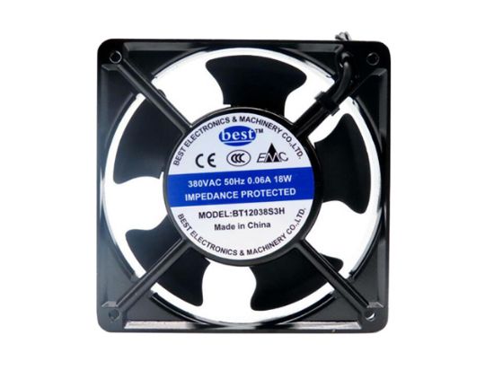 Picture of Best BT12038S3H Server-Square Fan BT12038S3H