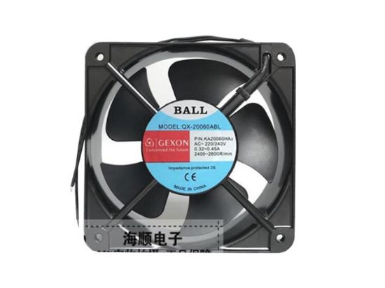 Picture of BALL / GEXON QX-20060ABL Server-Square Fan QX-20060ABL, KA20060HA2