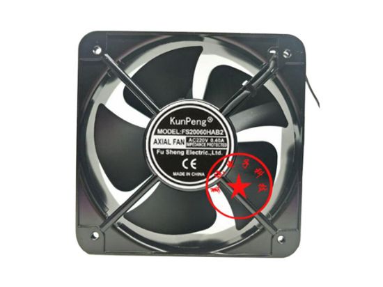 Picture of KunPeng FS20060HAB2 Server-Square Fan FS20060HAB2