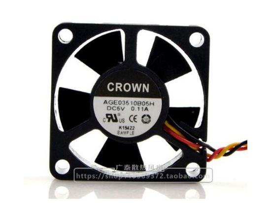 Picture of CROWN AGE03510B05H Server-Square Fan AGE03510B05H