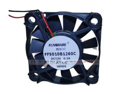 Picture of FUNSHARE FF5010B1260C Server-Square Fan FF5010B1260C