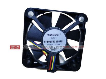 Picture of FUNSHARE FF5015S1250FP Server-Square Fan FF5015S1250FP