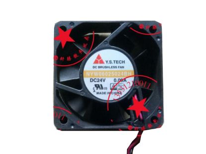 Picture of Y.S TECH NYW06025024BH Server-Square Fan NYW06025024BH