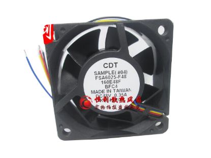 Picture of CDT FSA6025-F48 Server-Square Fan FSA6025-F48, 160E48F BFC4