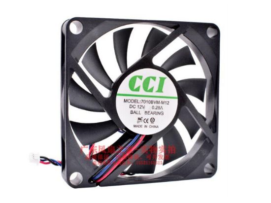 Picture of CCI 7010BVM-M12 Server-Square Fan 7010BVM-M12