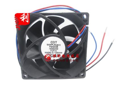 Picture of CDT FSA8025 Server-Square Fan FSA8025, 180E24M FSF18