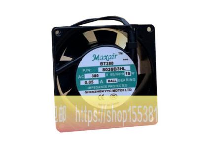 Picture of Maxair 8038B3HL Server-Square Fan 8038B3HL